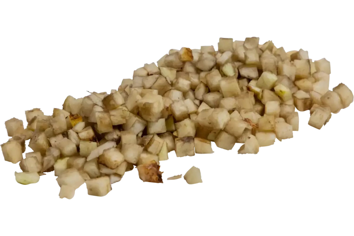 Witte bieten rauw brunoise 5mm bak 1kg stuk